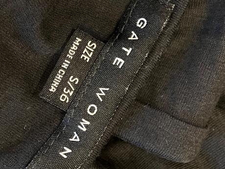 Dámske čierne tričko s potlačou paris (36), gate,s