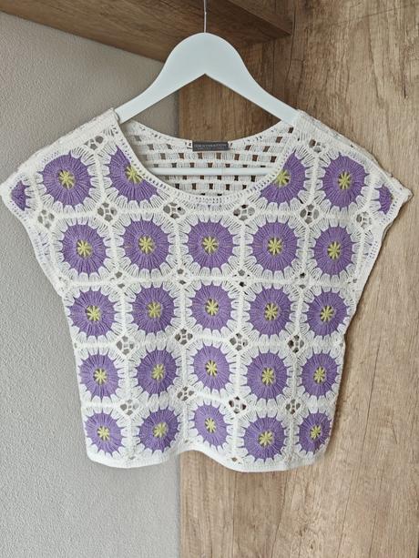 Dievčenské hačkované tričko, 146