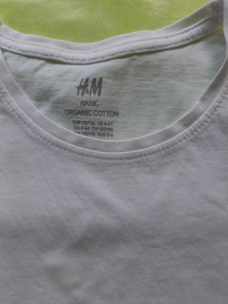 Tričko vel.110/116, h&m,116