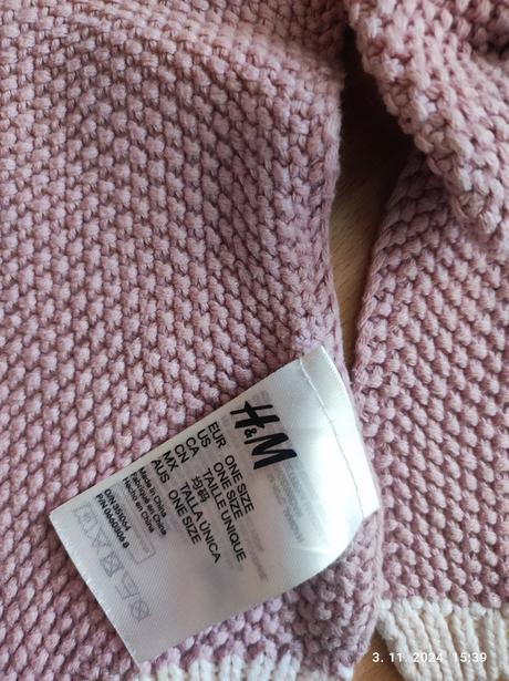 Šál pre dievčatko, h&m