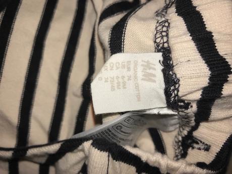 Nohavice s trakmi, h&m,68