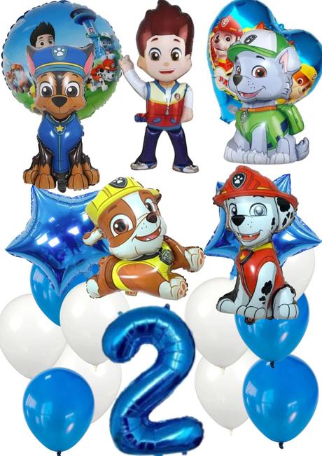 Balóny tlapky/ labková patrola- až 15/16/17/18/19/, 