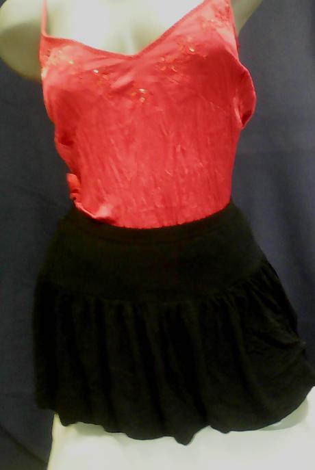 Cierna mini sukna, xs