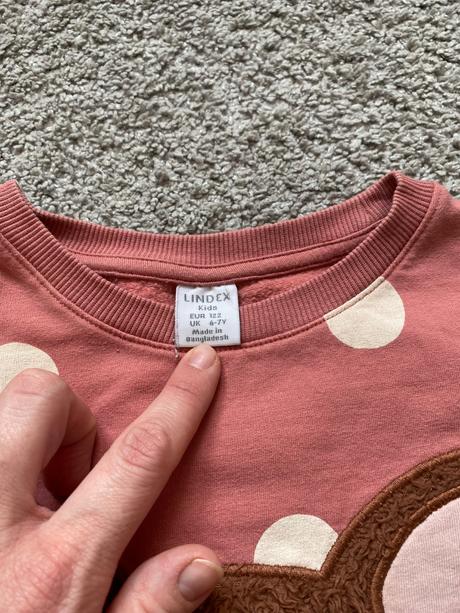 Zateplená mikina- tunika lindex, lindex,122