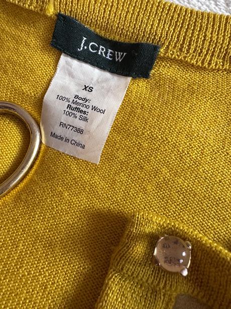 J. crew elegantný nadčasový sveter - merino+hodváb, xs