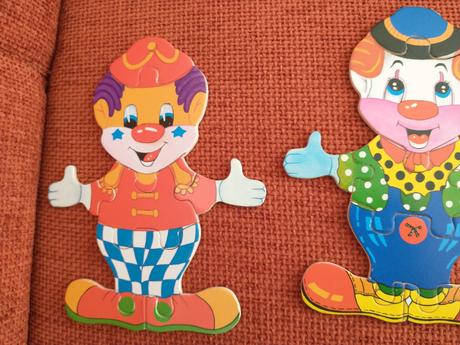 Šašo drevené obliekanie - skladačka,