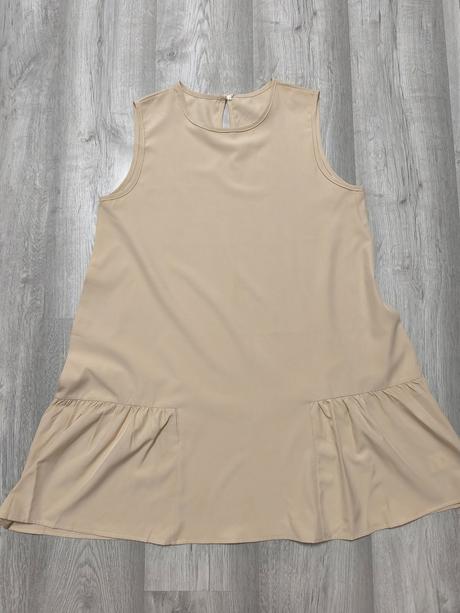 Dámske bežové šaty, l