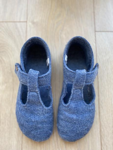 Froddo barefoot papuče/ prezuvky flexy wooly denim, froddo,35