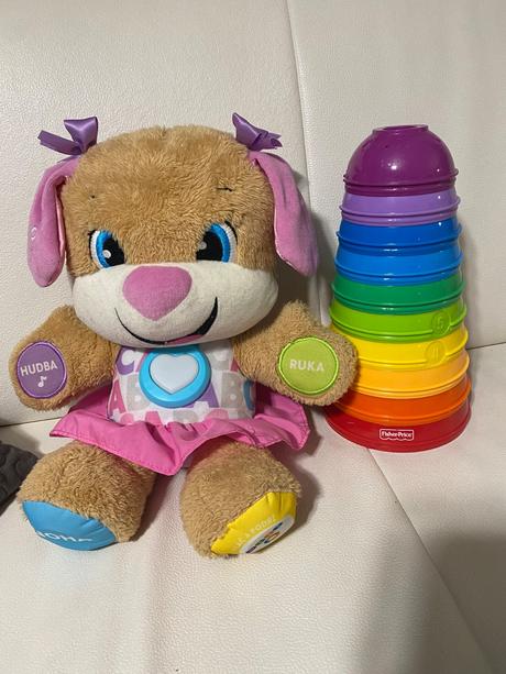 Macko a veža fisherprice, 