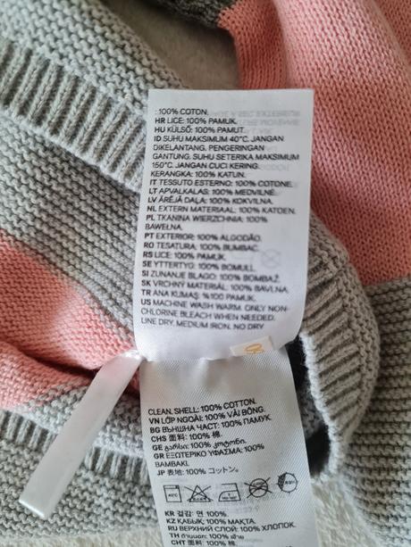 Dievčenský sveter veľ. 122/128, h&m,122