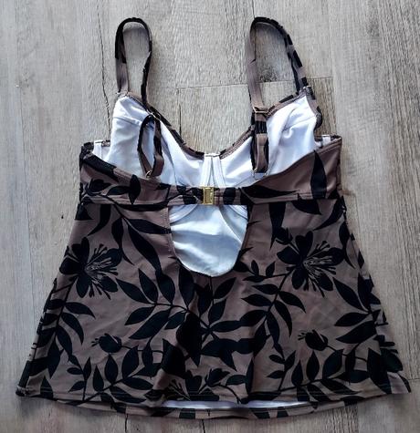Čiernohnedé tankini, bonprix,40