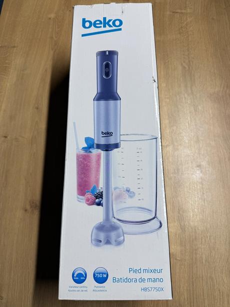Tyčový mixér beko hbs7750x, beko