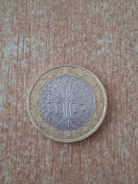 Minca 1 euro 1999 francúzsko,