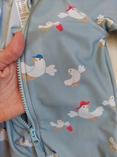 Bledomodrý kúpací set h&m, h&m,104