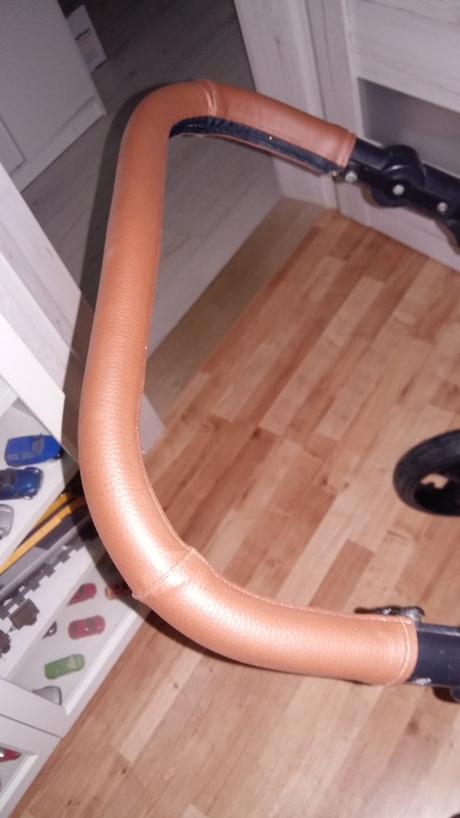 Koženkový poťah na rukoväť kočíka bebetto luca, bebetto luca 2018