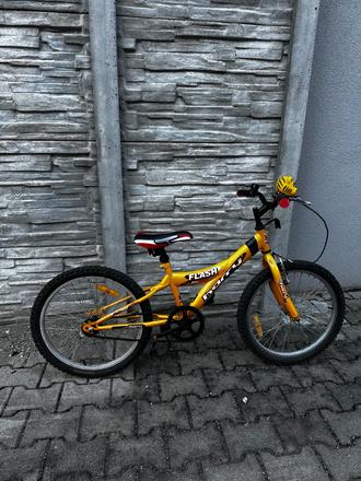 Detský bicykel 20" žltý, harry,20