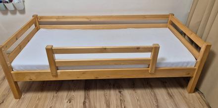 Domestav masiv postel+matrac, šírka (cm): 90,dĺžka (cm): 200