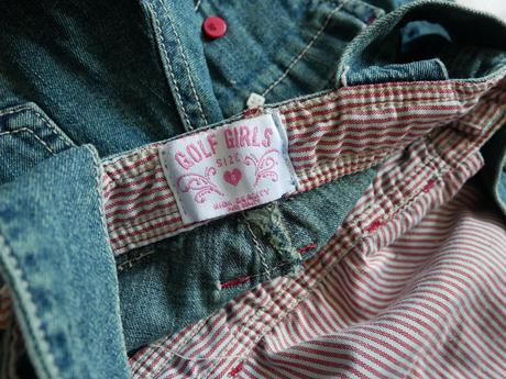 Frajerské riflové kraťasy na traky, 110