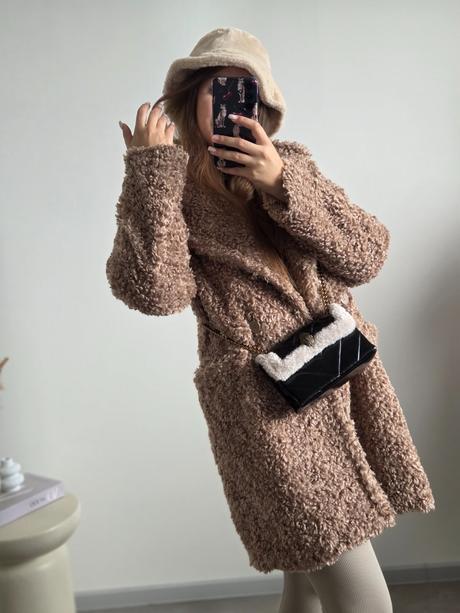 Teddy kabátik 38, mohito,38