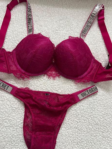 Vs set podprsenka 75c + brazislke nohavičky, victoria's secret,75c
