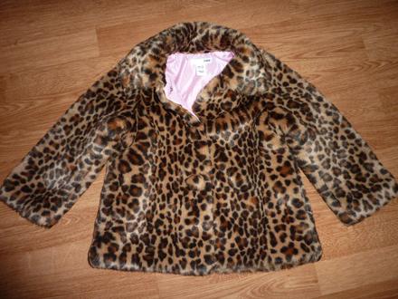 Exkluzívny zimny tigrovany kabatik , h&m,104