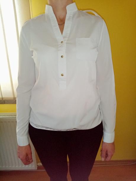 Dámska biela blúzka, l