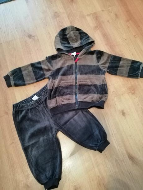 Semišová teplaková súprava 74, h&m,74