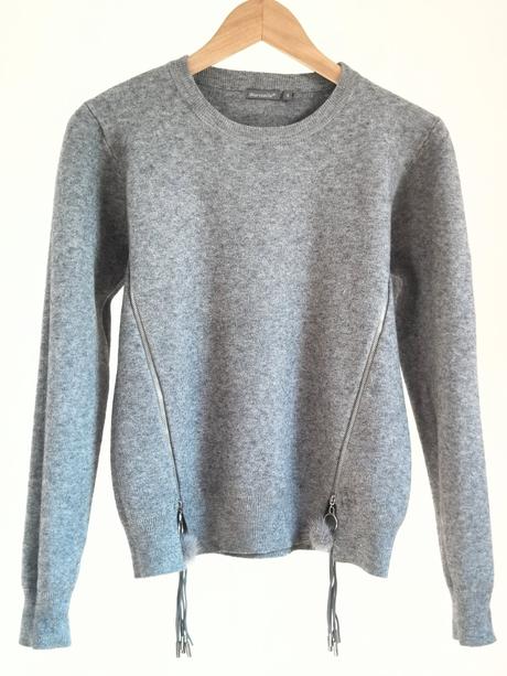 Marinello - šedý dámsky svetrík, s