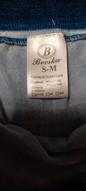 Modré elastické legíny, s