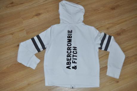 Biela mikina a&f, abercrombie&fitch,134