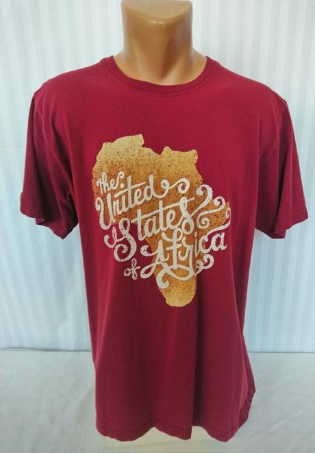 Pánske bordové tričko s nápisom, big blue, l