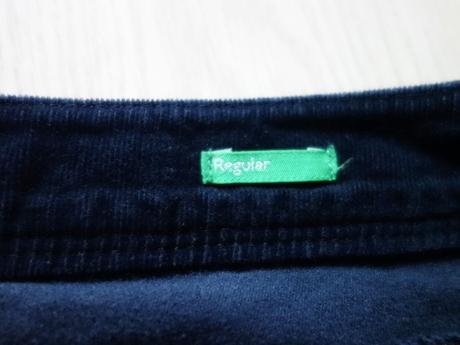 Mäkké menčestráky benetton skinny stretch, benetton,104
