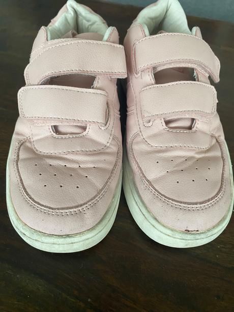 Ruzove kozene tenisky, zara,36