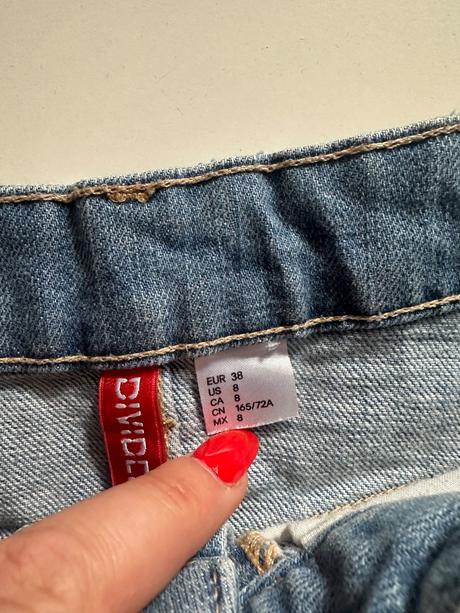 H&m riflove šortky m, h&m,m