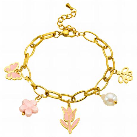 Náramok pink garden, 
