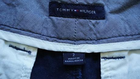 Dámske tmavomodré šortky tommy hilfiger, tommy hilfiger,s