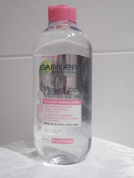 Garnier micelárna voda 3v1, citlivá pleť, 