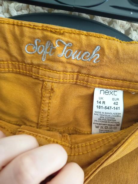 Horčicové nohavice next, next,xl