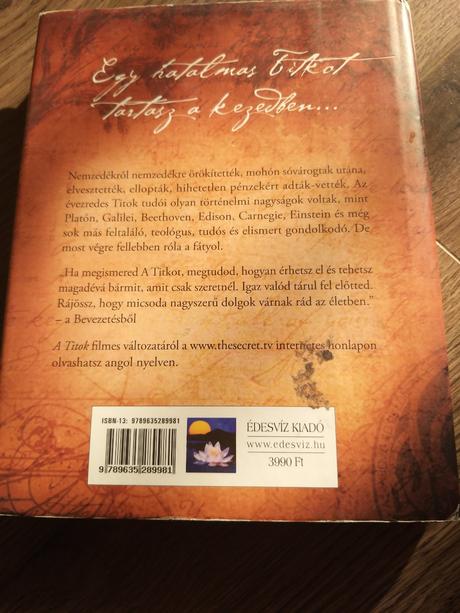 A titok, szív tanácsadó-könyvek,