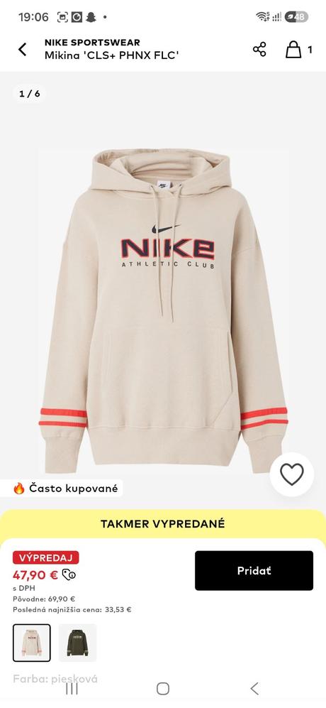 Teplakova suprava oversize nike, nike,s