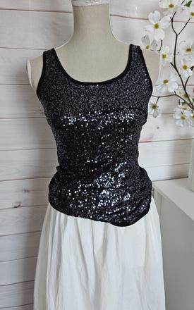 Krásne trblietavé tričko, amisu,s