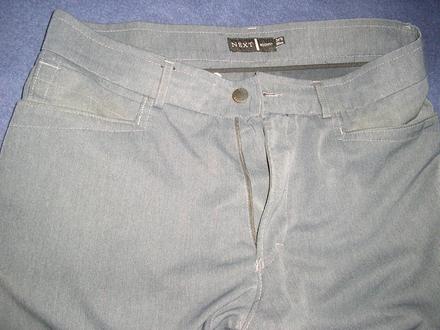 1292. next nohavice sivo-modré, next,34