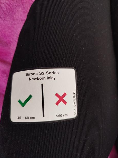 Novorodenecká vložka do autosedačky cybex, cybex