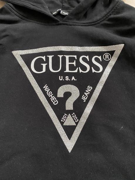 Čierna mikina, guess,140