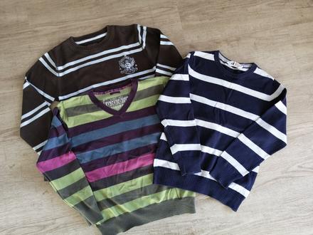 3 x sveter 128 /134 na 7 až 9 rokov, h&m,134