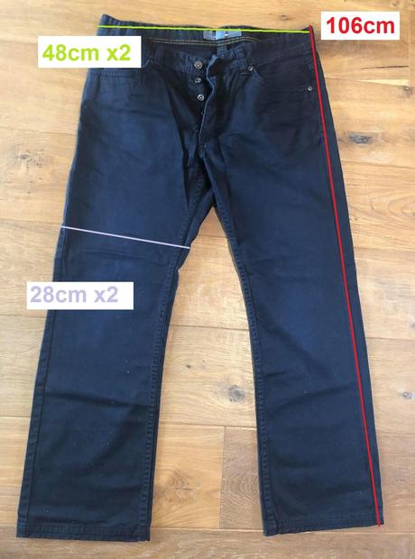 H&m - pánske rifle / nohavice, h&m,36