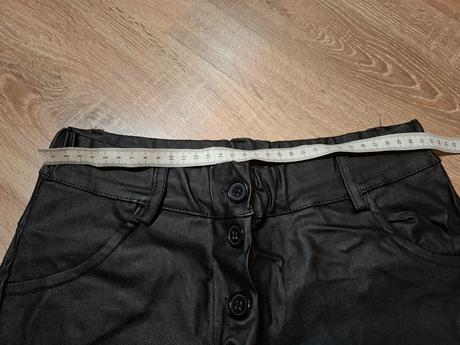 Koženkové nohavice, s