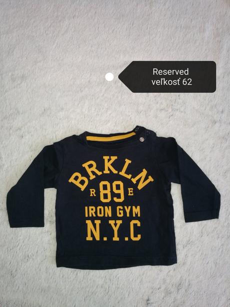 Reserved tričko 62, reserved,62