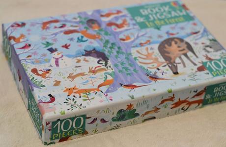 Usborne - book & jigsaw in the forest puzzle,