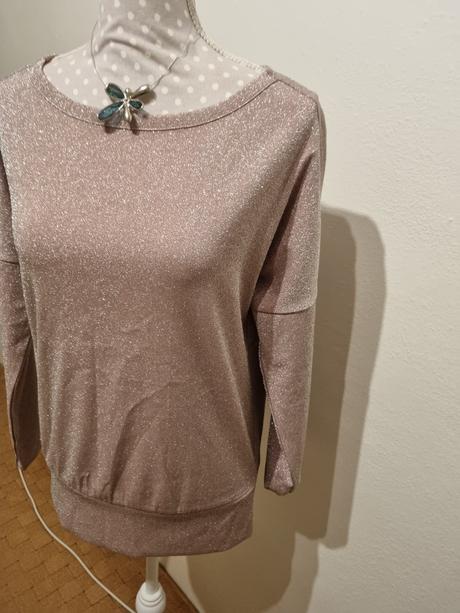 Staroružový trblietkavý top f&f  veľ. l, l